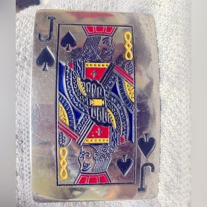 Jack of Spades belt buckle